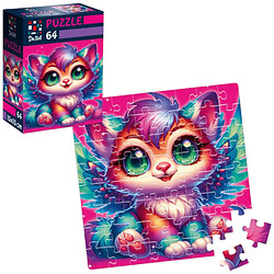 Пазли "De.tail. Крилате кошеня", 64 деталі, Vladi Toys