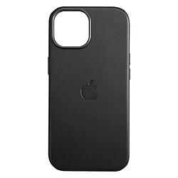 Чохол (накладка) Apple iPhone 16e, Leather Case Color, MagSafe, Чорний