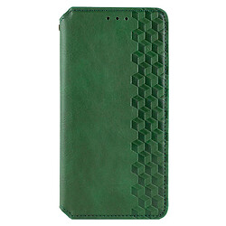 Чехол (книжка) Xiaomi Redmi Note 14, GETMAN Cubic, Зеленый