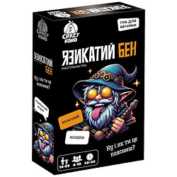 Игра настольная, развлекательная "Crazy Koko: Языкастый Бен", укр, Vladi Toys