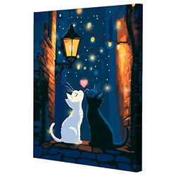Картина по номерам со светодиодной подсветкой "LʼAmour", 40x50 см, Riviera Blanca