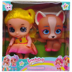 Лялька з собачкою "Lovely Doll", Mic