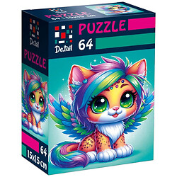 Пазлы "De.tail. Сказочный леопардик", 64 детали, Vladi Toys