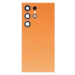 Задня кришка Samsung S928 Galaxy S24 Ultra, High quality, Помаранчевий