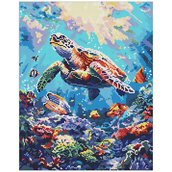 Алмазна мозаїка "Морський спокій", 40х50 см, Ідейка