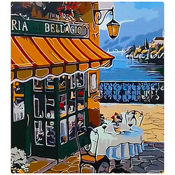 Картина по номерам "Столик у моря", 40x50cm, Оптифрост