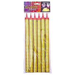 Набор свечей для торта, 10 см, 6 шт., Color-It