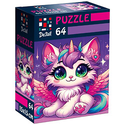 Пазлы "De.tail. Сказочный котенок", 64 детали, Vladi Toys