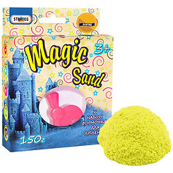 Кінетичний пісок "Magic Sand", з формочкою, 150 г, Strateg