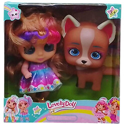Лялька з собачкою "Lovely Doll", русява, Mic