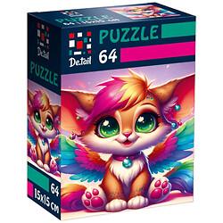 Пазлы "De.tail. Крылатый лисенок", 64 детали, Vladi Toys