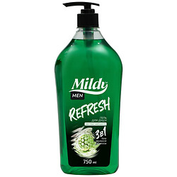 Гель для душу чоловічий 3в1 Mildy "Refresh: екстракт бергамоту", 750 мл