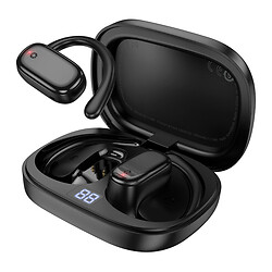 Bluetooth-гарнитура Borofone BW73 Lucky Open, Стерео, Черный