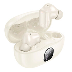 Bluetooth-гарнітура Borofone FQ4 Lighten, Стерео, Білий