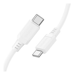 USB кабель Borofone BX115 Lotto, Type-C, 1.0 м., Білий
