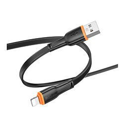 USB кабель Borofone BX118 Esplendido Apple iPhone SE 2022 / iPhone 14 Pro Max / iPhone 14 Plus / iPhone 14 Pro / iPhone 14 / iPhone 13 Pro / iPhone 13 Mini / iPhone 13 / iPhone 13 Pro Max / iPhone 12 Mini / iPhone 12 Pro Max, Lightning, 1.0 м., Черный