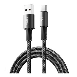 USB кабель Remax C13 Velocity, Type-C, 1.2 м., Чорний