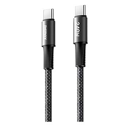 USB кабель Remax C17 Velocity, Type-C, 1.2 м., Чорний