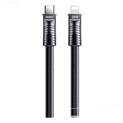 USB кабель Remax C28 Yoso Apple iPhone SE 2022 / iPhone 14 Pro Max / iPhone 14 Plus / iPhone 14 Pro / iPhone 14 / iPhone 13 Pro / iPhone 13 Mini / iPhone 13 / iPhone 13 Pro Max / iPhone 12 Mini / iPhone 12 Pro Max, Lightning, 0.3 м., Чорний