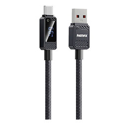 USB кабель Remax RC-C070 Suxien, Type-C, 1.2 м., Чорний