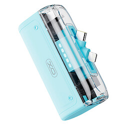 Портативная батарея (Power Bank) XO PR273, 5000 mAh, Голубой