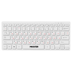 Клавиатура Maxxter KBM-C01W-UA, Белый