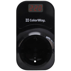 Реле напряжения ColorWay CW-VR16-04D, Черный