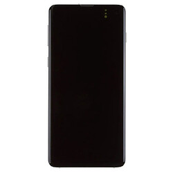 Дисплей (экран) Samsung G973 Galaxy S10, С сенсорным стеклом, С рамкой, TFT, Белый