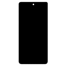 Дисплей (екран) Xiaomi Redmi Note 14, З сенсорним склом, З рамкою, Amoled, Чорний