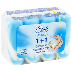 Набір крем-мила туалетного Shik Deluxe 1+1 "Морські мінерали", 90 г