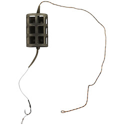 Оснастка карповая для бойла LIFE ORANGE 2в1 "Cage Feeder Leadcore №49", 50 г