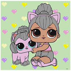 Картина по номерам "L.O.L. Surprise! TroopSurprise Kitty Queen With Kitty", 40х40 см, Ідейка