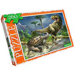 Пазли "Битва динозаврів", 260 ел, Dankotoys