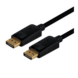 Кабель DisplayPort-DisplayPort, 2.0 м., Чорний