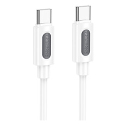 USB кабель Borofone BX114 Structure, Type-C, 1.0 м., Білий