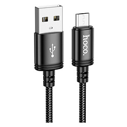 USB кабель Hoco X89, MicroUSB, 2.0 м., Чорний