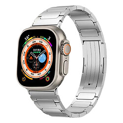 Ремешок Apple Watch 42 / Watch 44, Bold Clasp, Серебряный