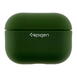 Чохол (накладка) Apple AirPods 4, Spigen Leather Armor, Army Green, Зелений