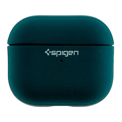 Чохол (накладка) Apple AirPods 4, Spigen Leather Armor, Dark Green, Зелений