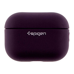 Чохол (накладка) Apple AirPods 4, Spigen Leather Armor, Фіолетовий