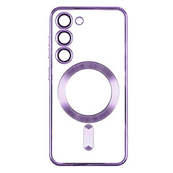 Чехол (накладка) Samsung Galaxy S25 Plus, Metallic Full Camera, MagSafe, Фиолетовый