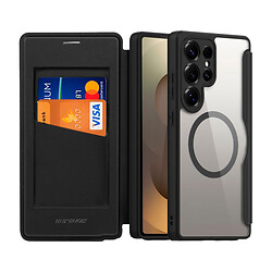 Чехол (книжка) Samsung Galaxy S25 Ultra, Dux Ducis Skin X Pro, MagSafe, Черный
