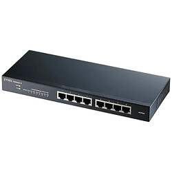 Коммутатор сетевой ZYXEL GS1900-8, Черный