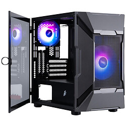 Корпус 1stPlayer D3-A-BK-1F7-14-1F7, Черный