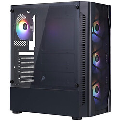 Корпус 1stPlayer D4-BK-4F1, Черный
