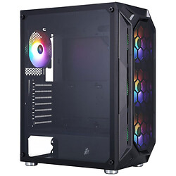 Корпус 1stPlayer X6-BK-4F1, Чорний