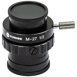 Адаптер (перехідник) для тринокулярного мікроскопа Sunshine M-27 1/2X CTV