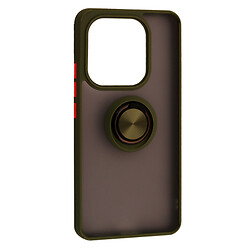 Чехол (накладка) Xiaomi Redmi Note 14, Goospery Ring Case, Khaki, Зеленый