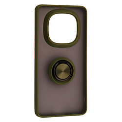 Чехол (накладка) Xiaomi Redmi Note 14 Pro 4G, Goospery Ring Case, Khaki, Зеленый