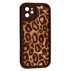 Чохол (накладка) Apple iPhone 12, Leopard, Brown 1, Коричневий